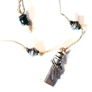 Dainty Drink Me Necklace